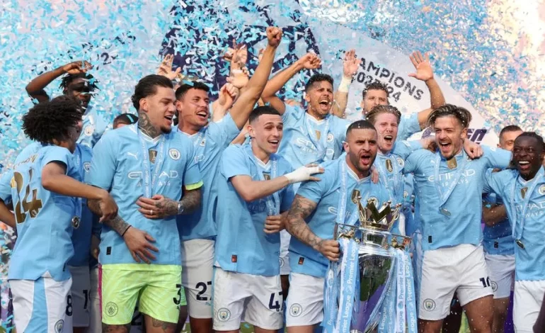 Manchester City Win Fourth Consecutive Premier League Title 